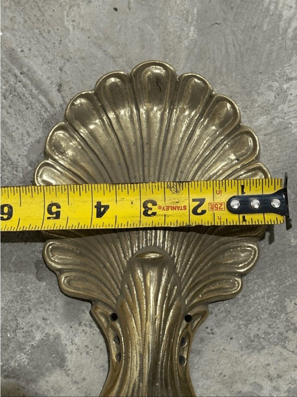 Vintage Acantus Solid Brass Chandelier Embellishment - Picture 5 of 5